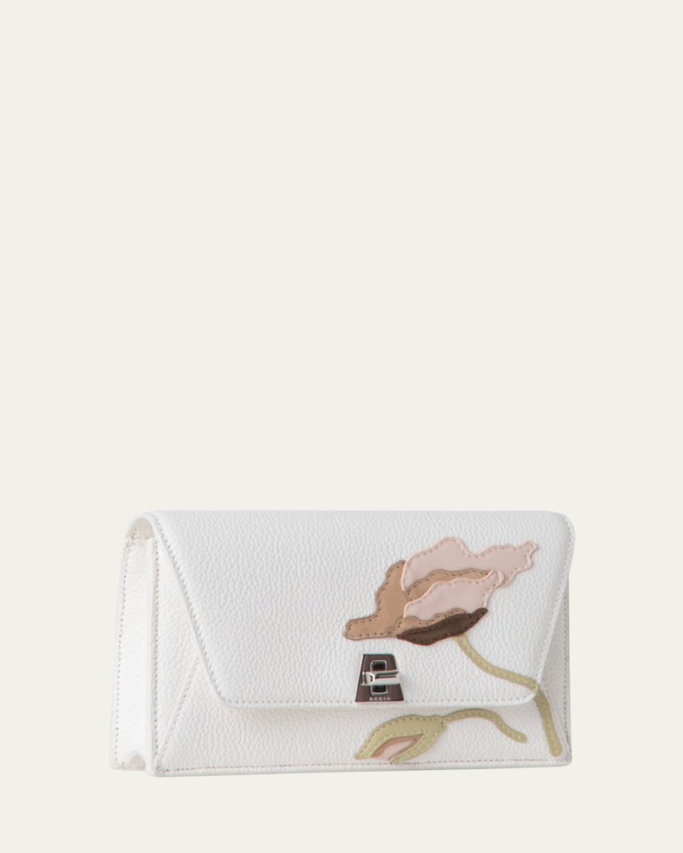 Anouk Envelope Flap Flower Leather Shoulder Bag